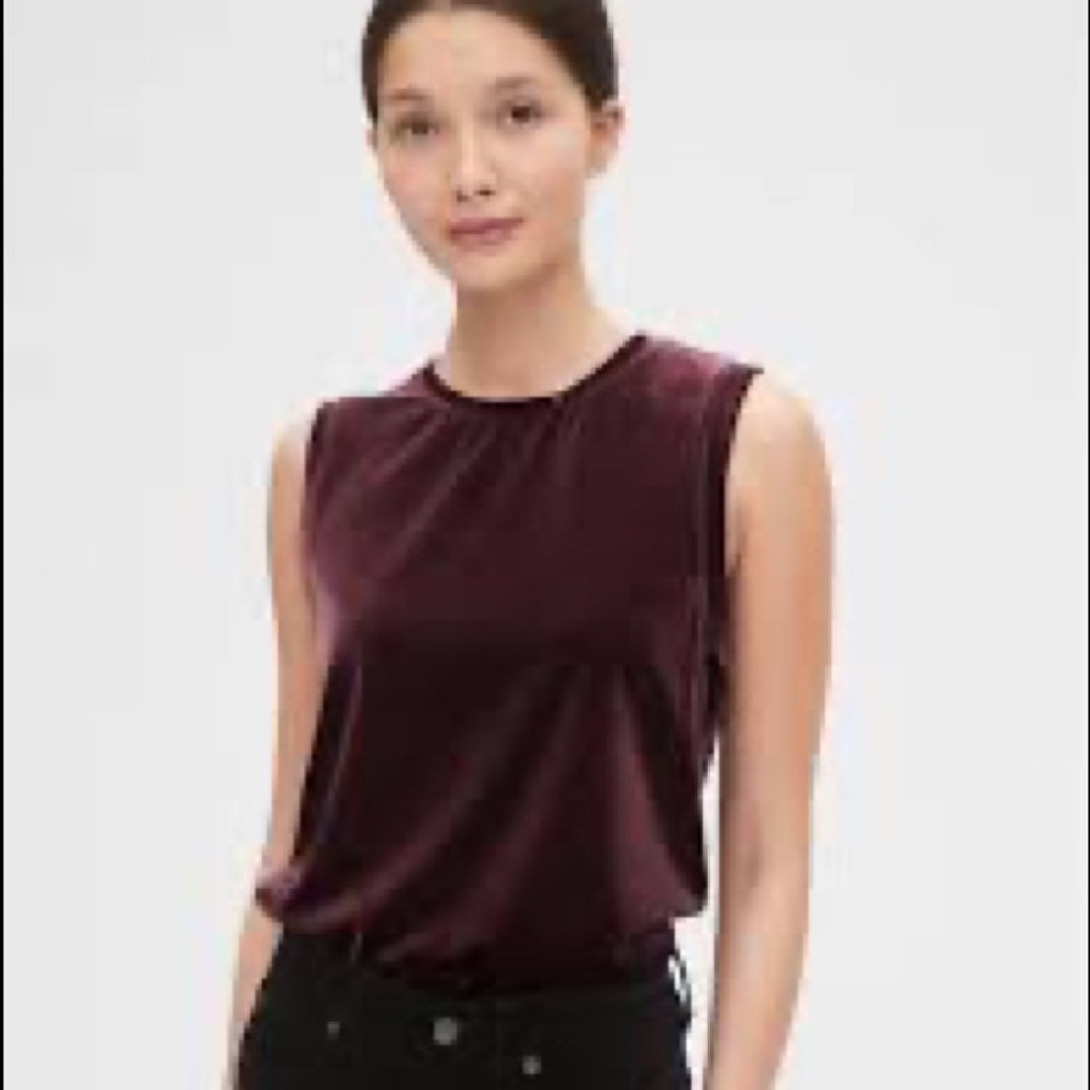 Beautiful Gap Velvet Tank